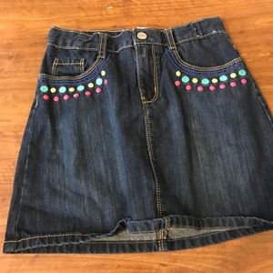 Gymboree embroidered skirt size 10